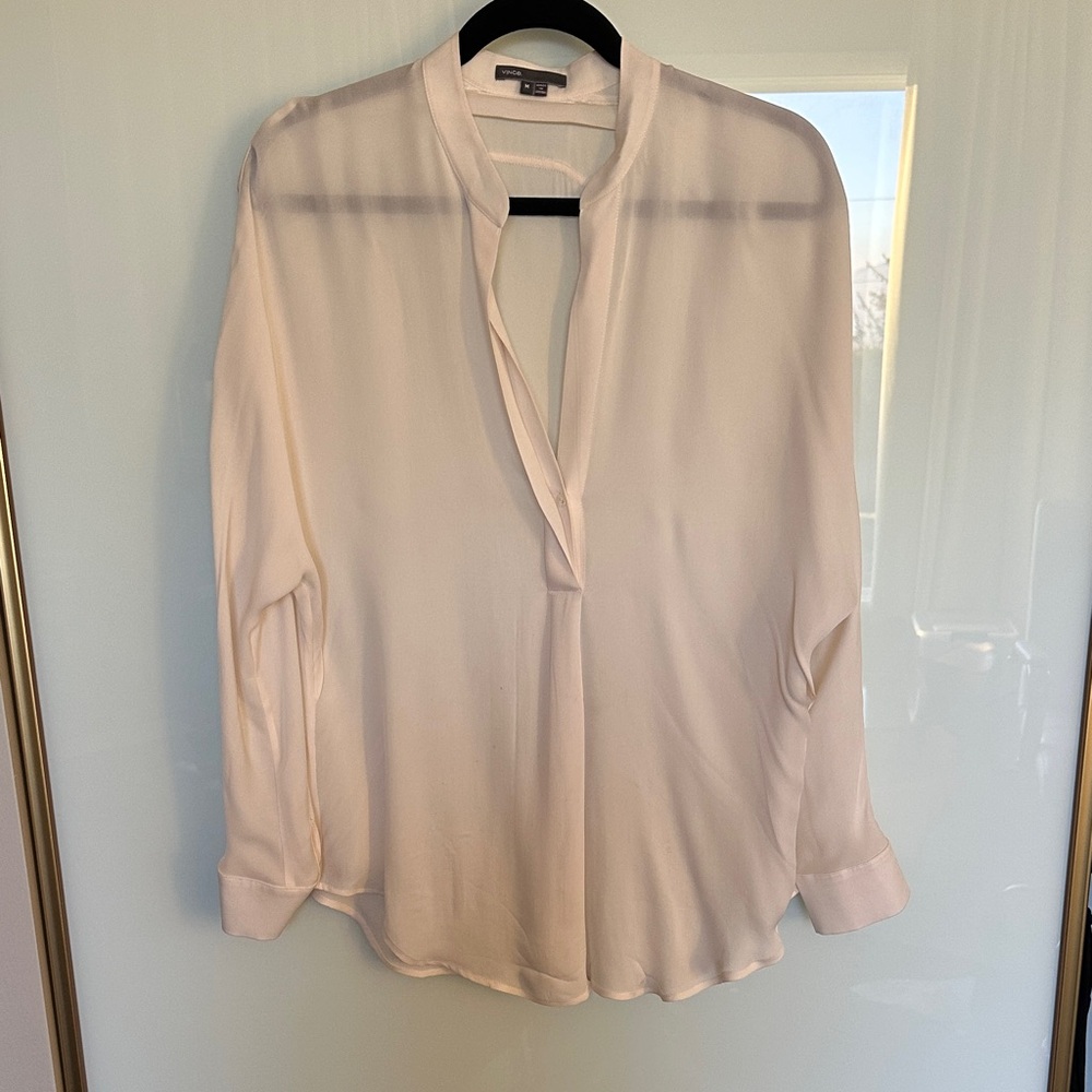 Vince Cream Women's Blouse